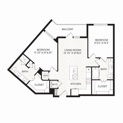 Aura Avant Apartments in Lewisville, Texas B1 Floor Plan